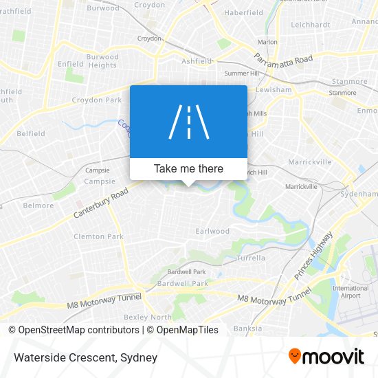 Waterside Crescent map