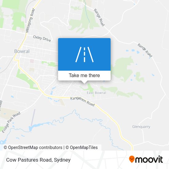 Cow Pastures Road map