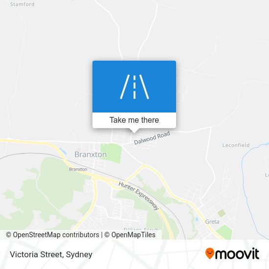 Victoria Street map