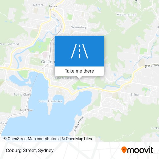 Coburg Street map