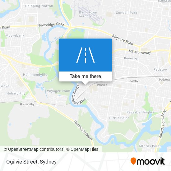 Ogilvie Street map