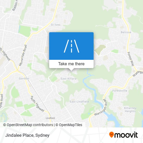 Jindalee Place map