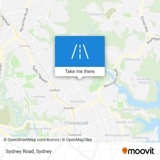 Sydney Road map