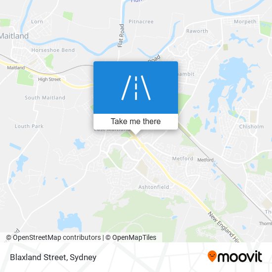 Blaxland Street map