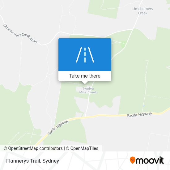 Flannerys Trail map