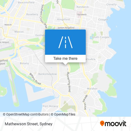 Mapa Mathewson Street