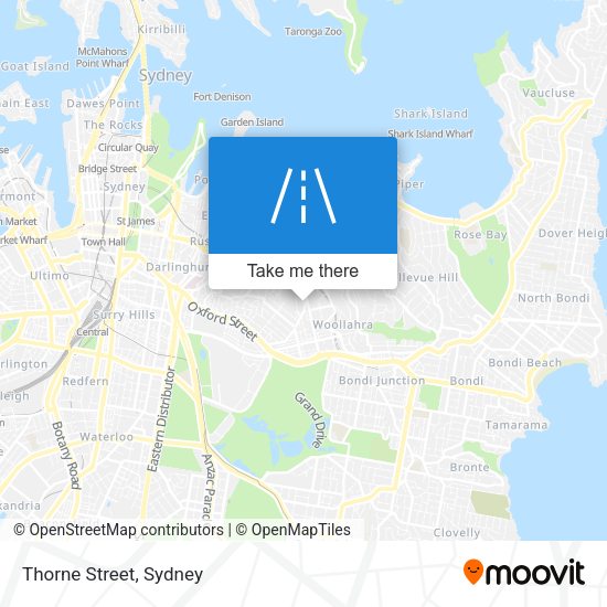 Thorne Street map