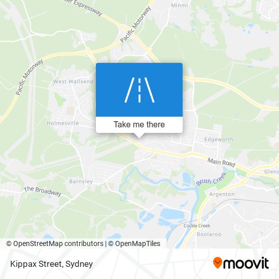 Kippax Street map