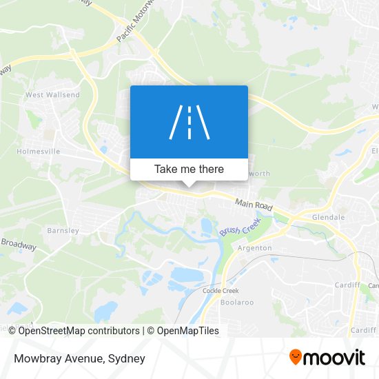 Mowbray Avenue map