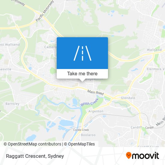 Raggatt Crescent map