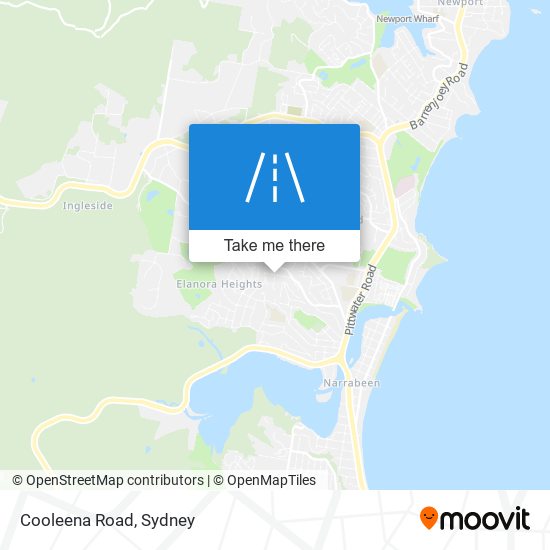 Cooleena Road map