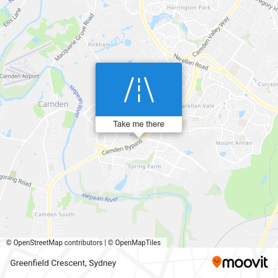 Greenfield Crescent map