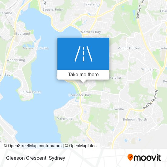 Gleeson Crescent map