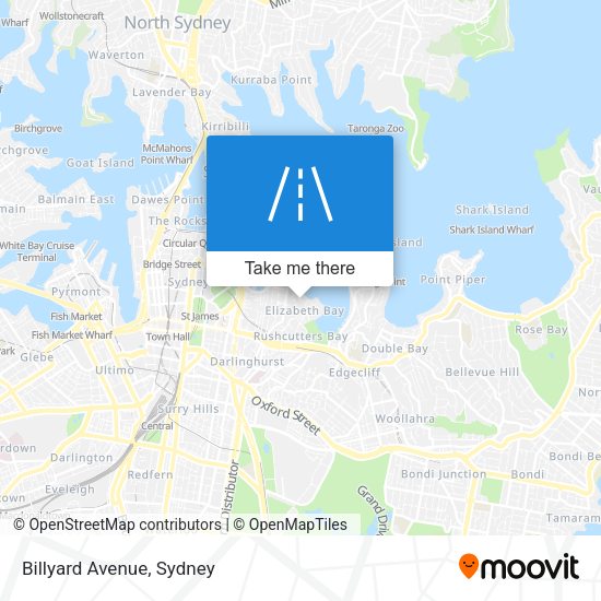 Billyard Avenue map