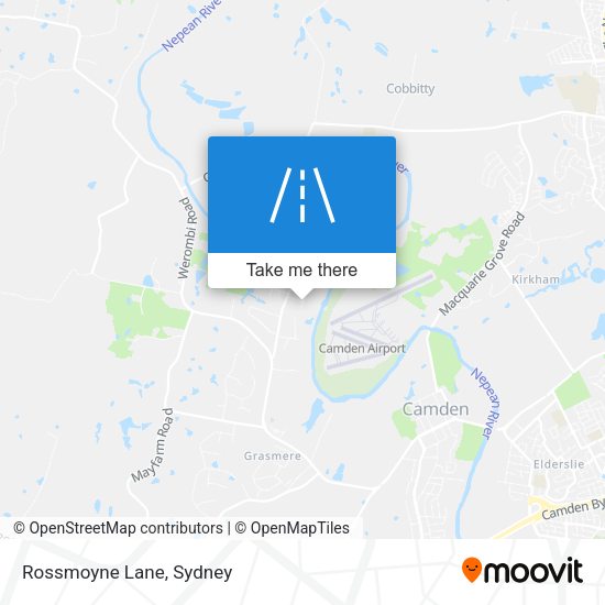 Rossmoyne Lane map