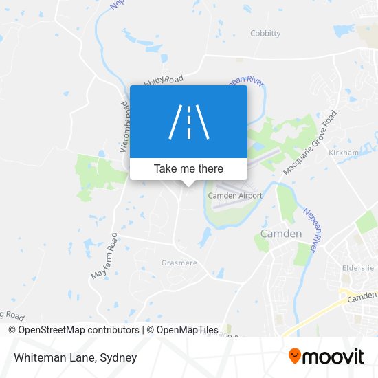 Whiteman Lane map