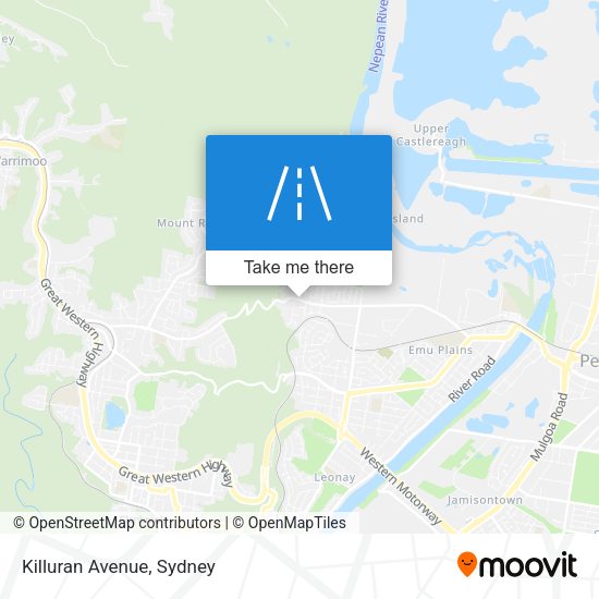 Killuran Avenue map