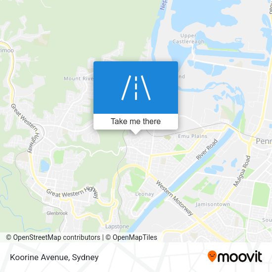 Koorine Avenue map