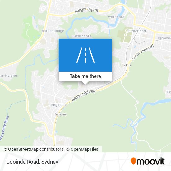 Cooinda Road map