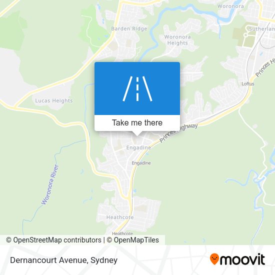 Dernancourt Avenue map