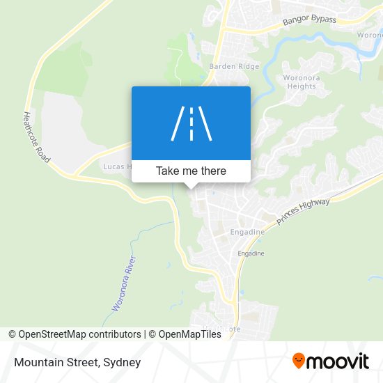 Mountain Street map