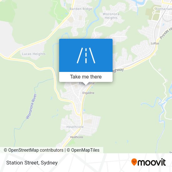 Station Street map