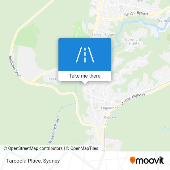 Tarcoola Place map