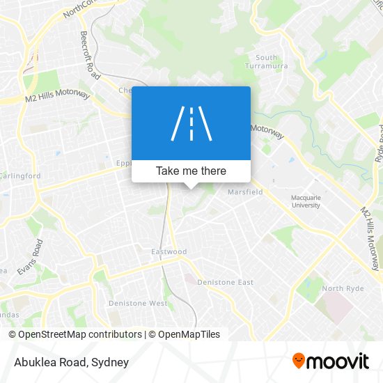 Abuklea Road map