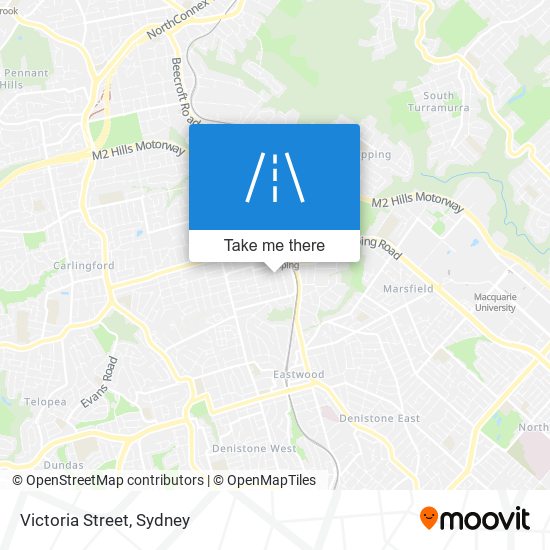 Victoria Street map