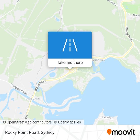 Rocky Point Road map
