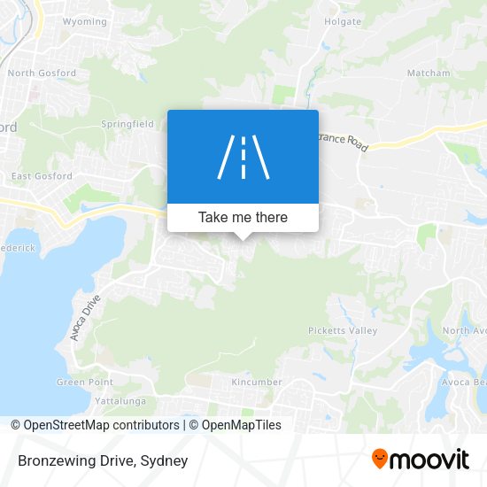 Bronzewing Drive map