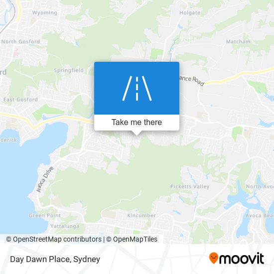 Day Dawn Place map