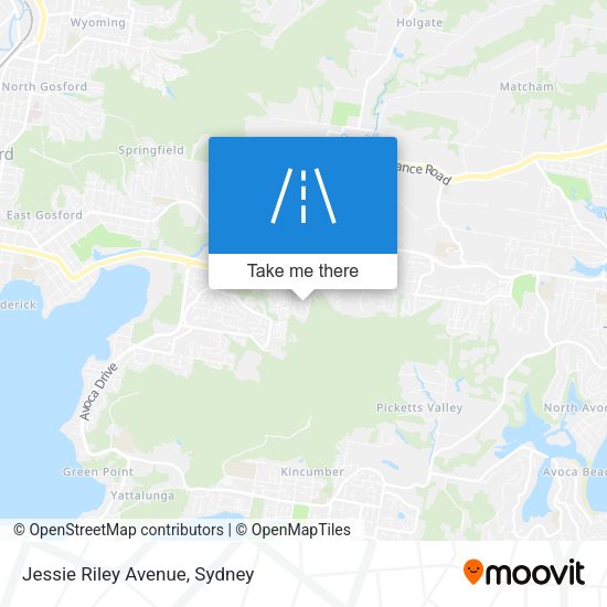 Jessie Riley Avenue map