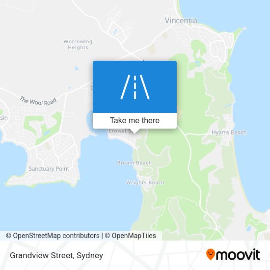 Grandview Street map