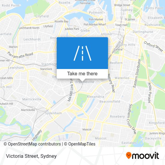 Victoria Street map