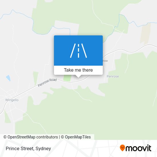 Prince Street map