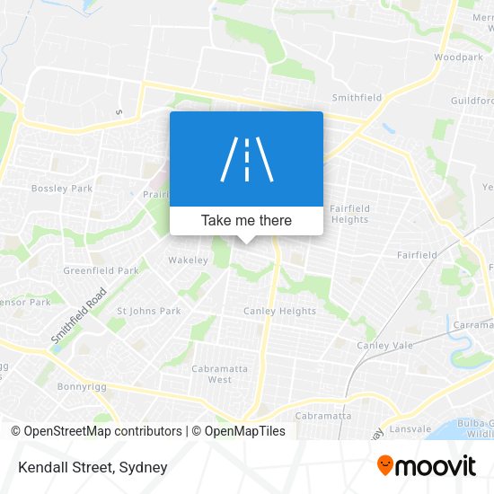 Kendall Street map