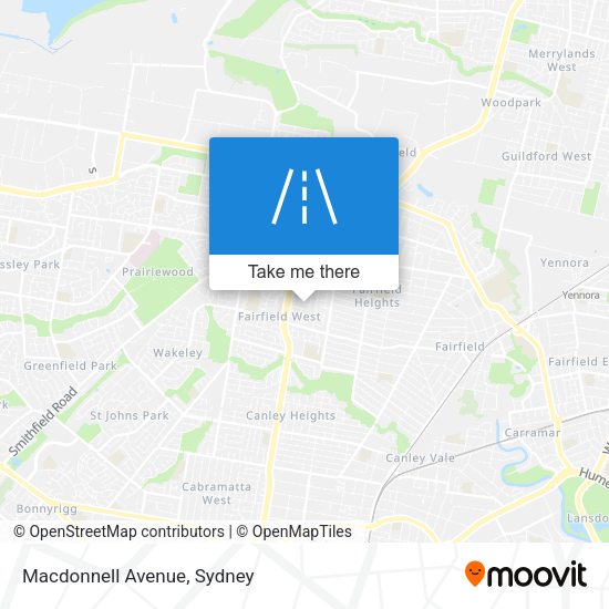 Macdonnell Avenue map