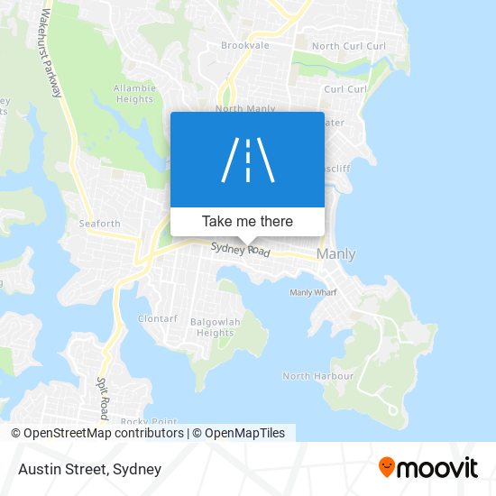 Mapa Austin Street