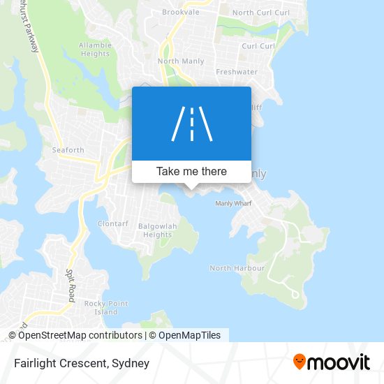 Fairlight Crescent map