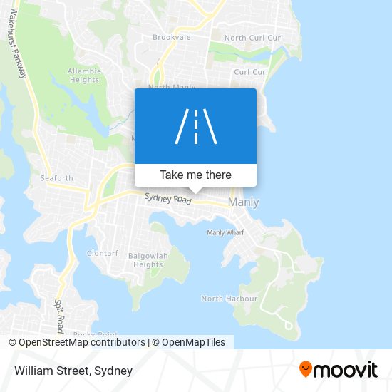 William Street map