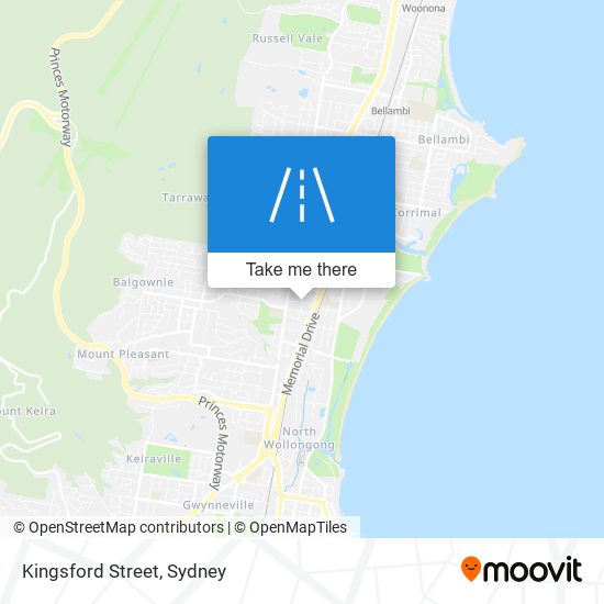 Kingsford Street map