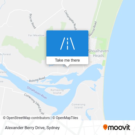 Alexander Berry Drive map