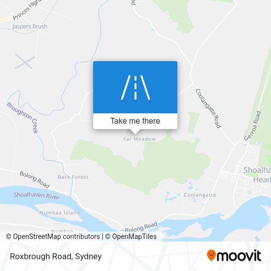 Roxbrough Road map