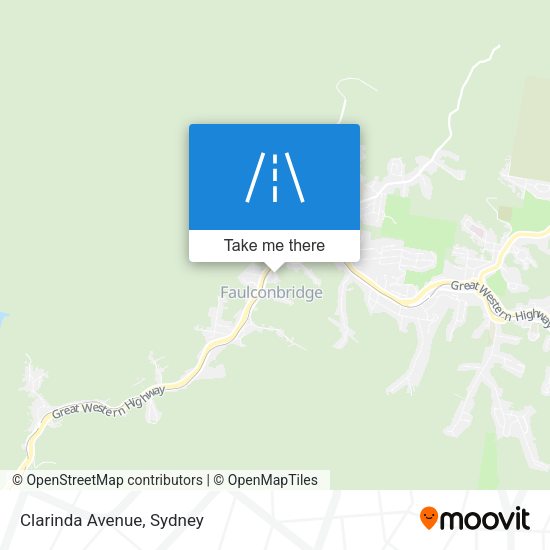 Clarinda Avenue map