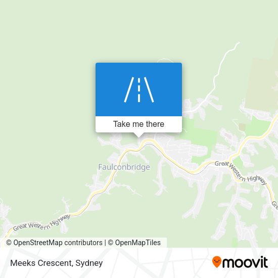 Meeks Crescent map