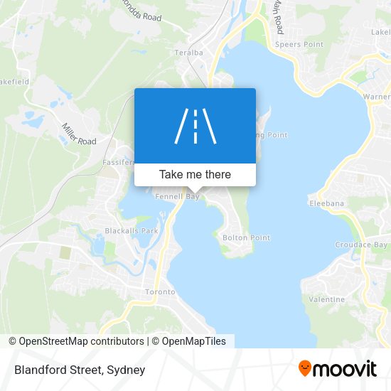 Blandford Street map