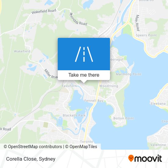Corella Close map