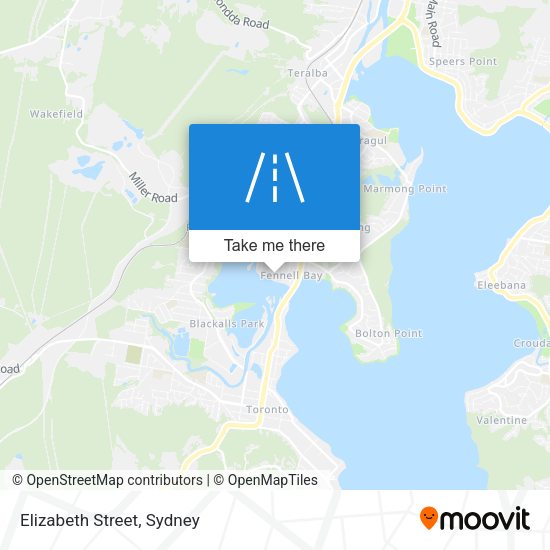 Elizabeth Street map