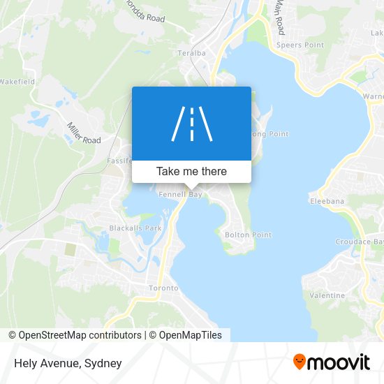 Hely Avenue map